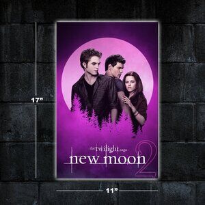 Twilight New Moon movie poster - 11x17 wall art print merch Edward Bella Jacob